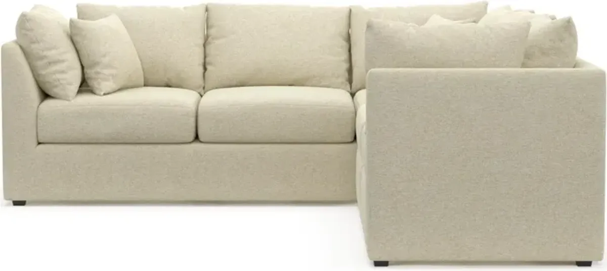 Nest Foam Comfort Eco Performance Fabric 3-Piece Small Sectional - Bridger Shell