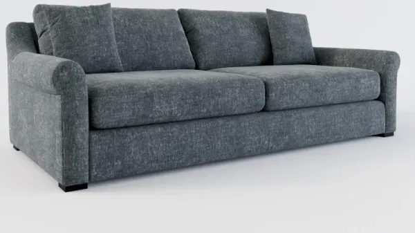 Bowery Foam Comfort 97" Sofa - Contessa Shadow
