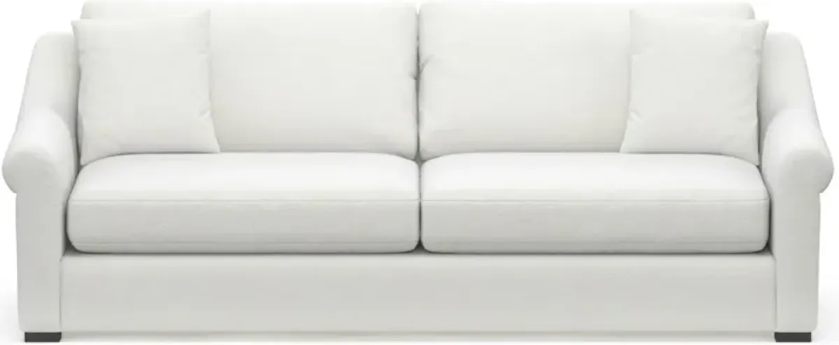 Bowery 97" Foam Comfort Sofa  - Contessa Vanilla