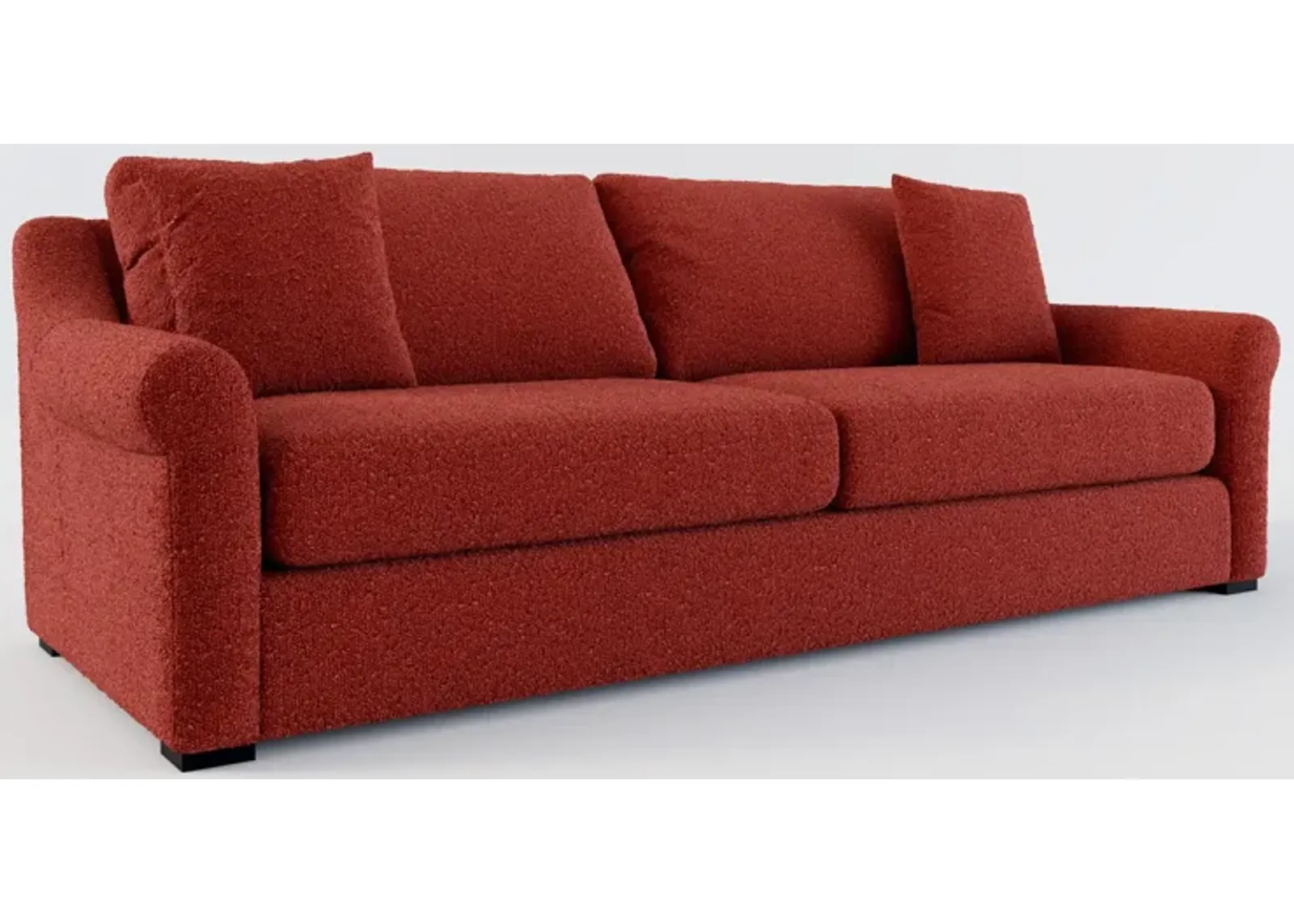 Bowery Foam Comfort 97" Sofa - Bloke Brick