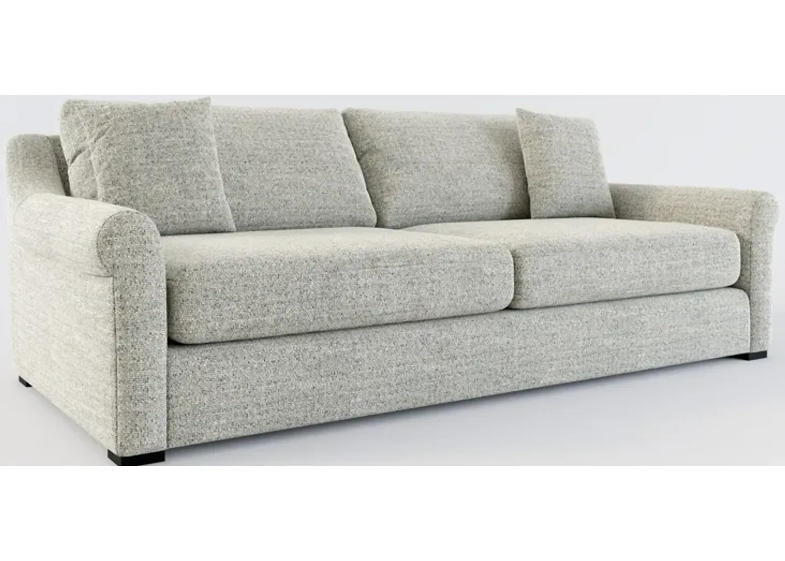 Bowery Foam Comfort 97" Sofa - Pandora Pepper