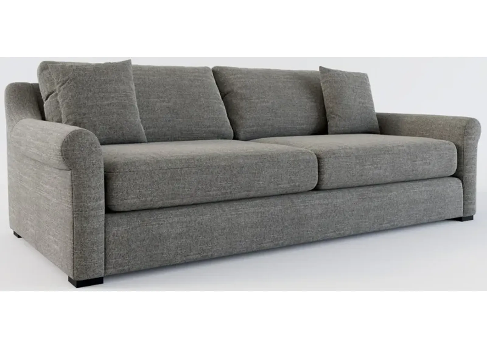 Bowery Foam Comfort 97" Sofa - Curious Charcoal