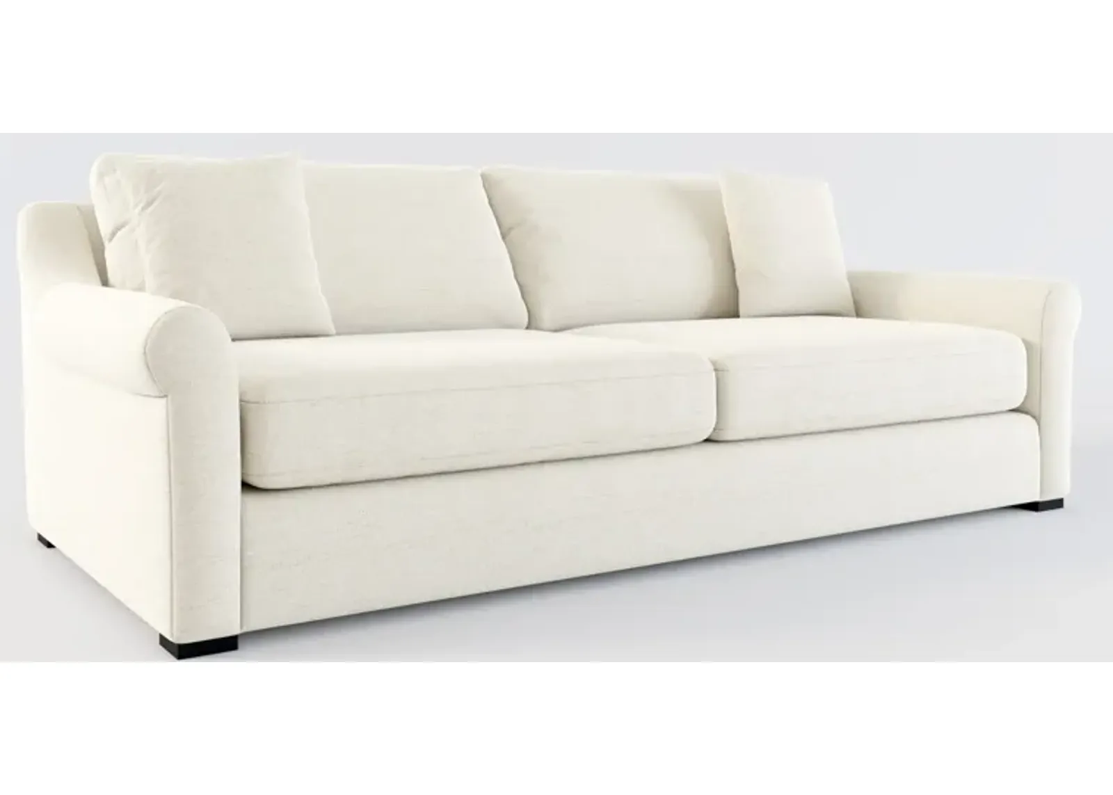 Bowery Foam Comfort 97" Sofa - Curious Pearl