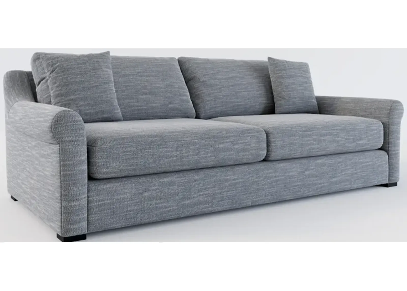 Bowery Foam Comfort 97" Sofa - Dudley Indigo