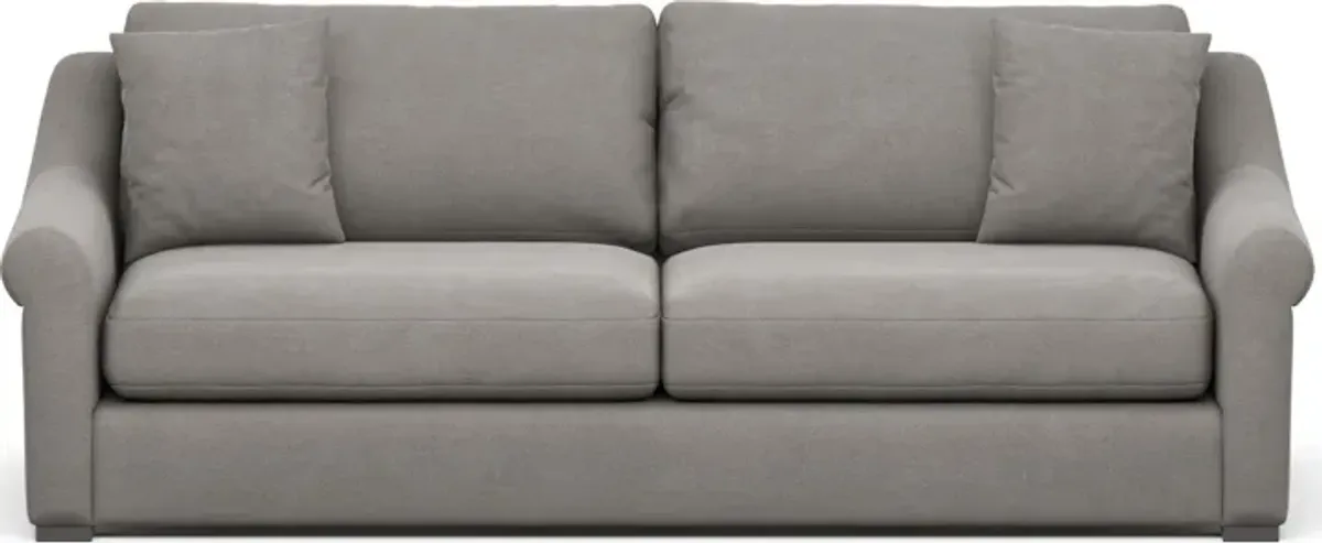 Bowery Foam Comfort 97" Sofa - Abington Fog