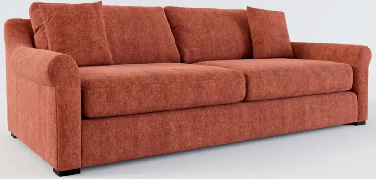 Bowery Foam Comfort 97" Sofa - Contessa Paprika