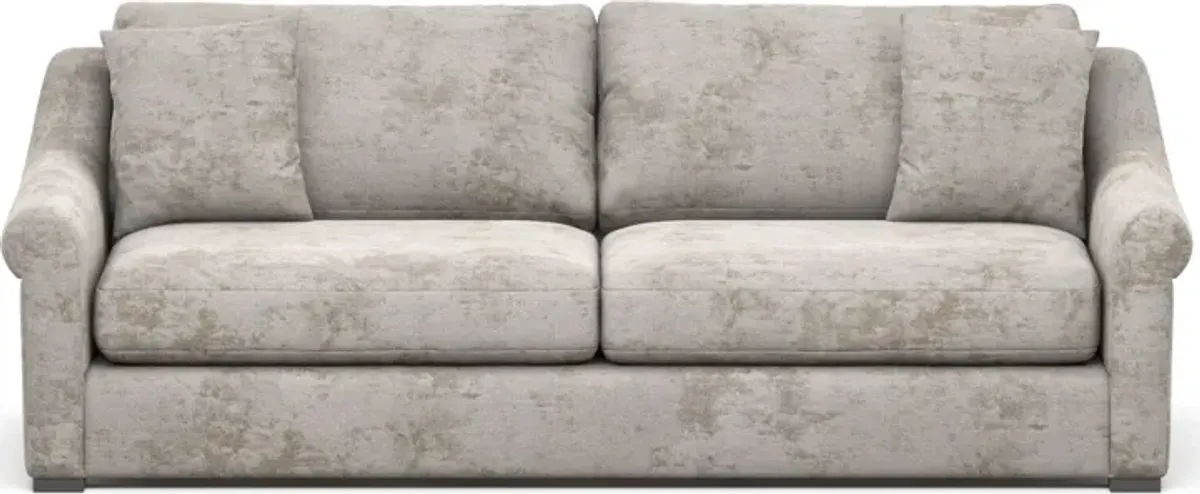 Bowery Foam Comfort 97" Sofa - Hearth Cement