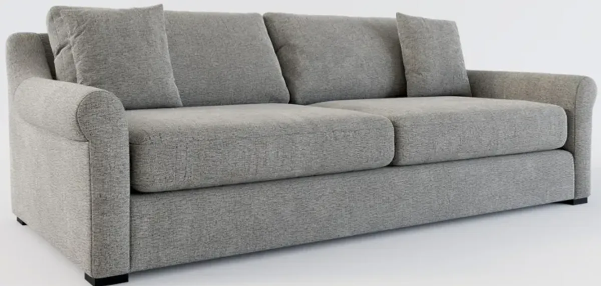 Bowery Foam Comfort 97" Sofa - Living Large Charcoal