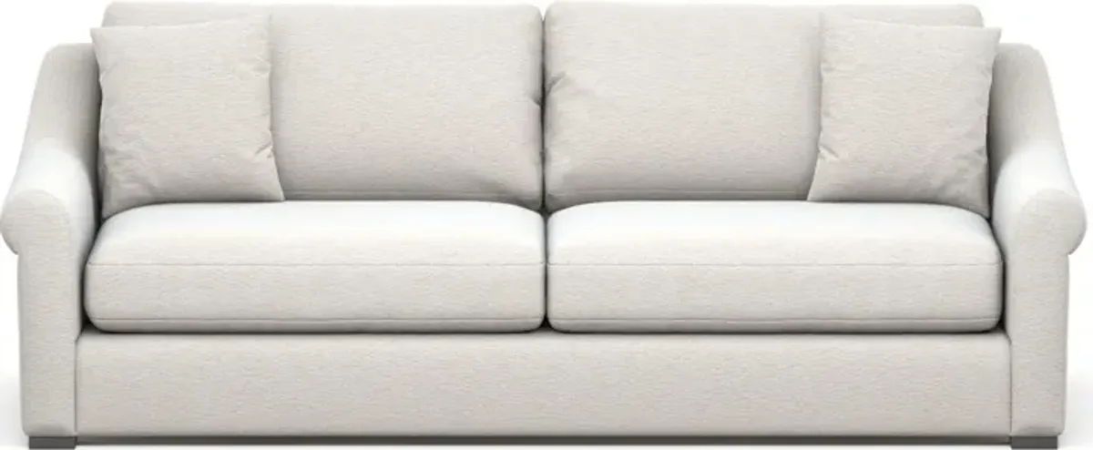 Bowery Foam Comfort 97" Sofa - Living Large White