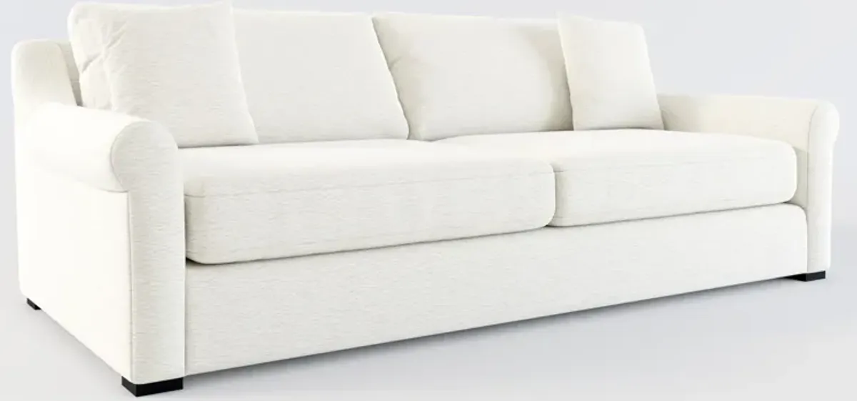 Bowery Foam Comfort 97" Sofa - Living Large White