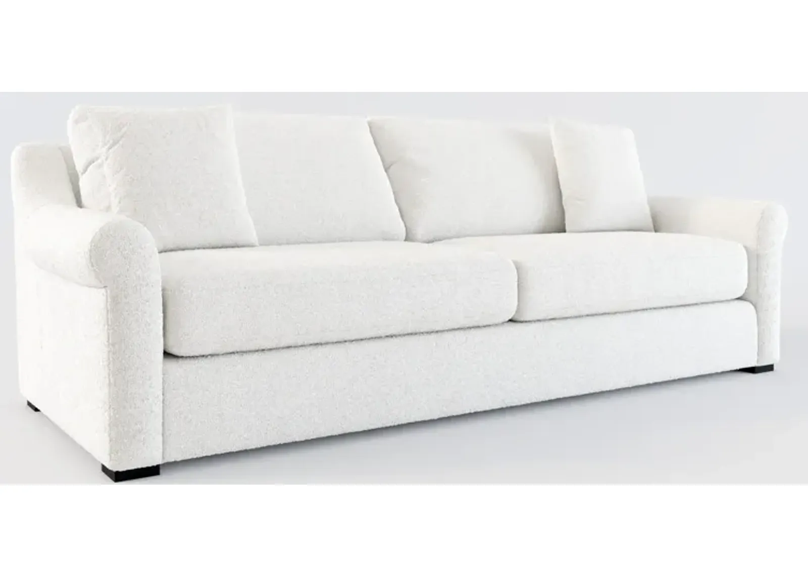 Bowery Foam Comfort 97" Sofa - Bloke Snow