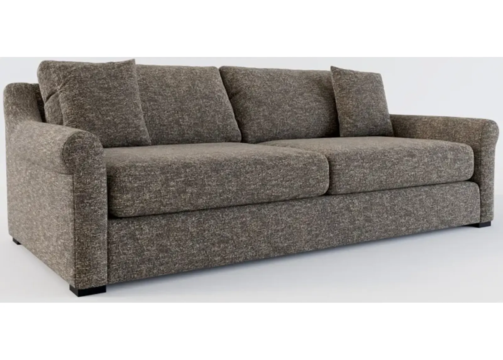 Bowery 97" Foam Comfort Sofa  - M Walnut