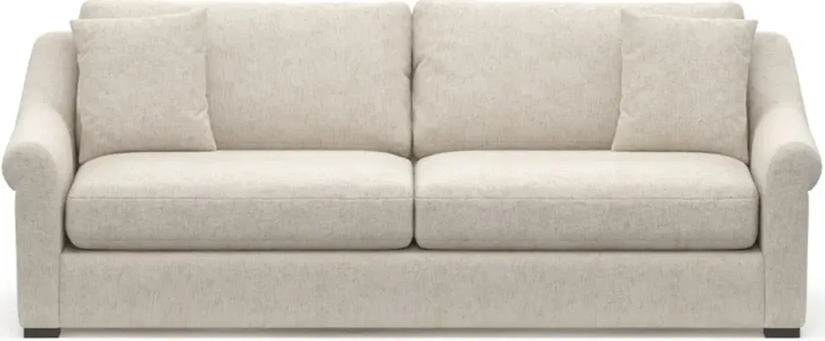 Bowery 97" Foam Comfort Sofa  - M Ivory