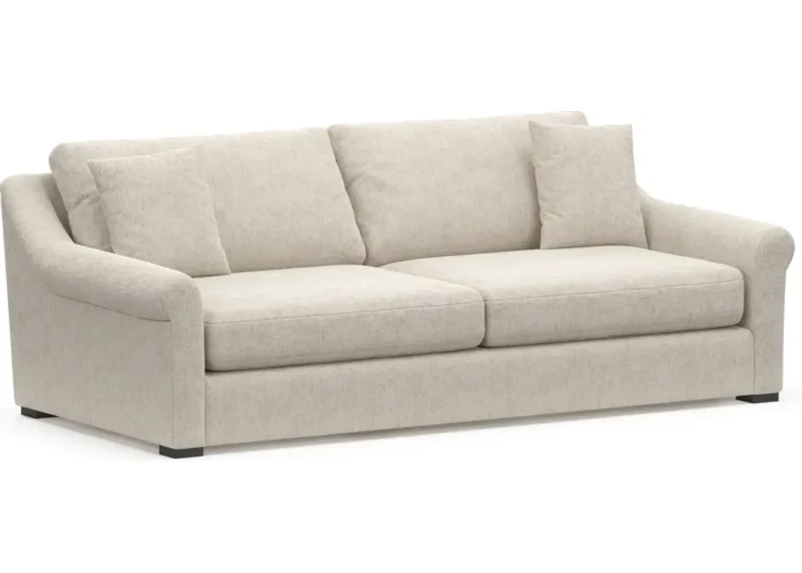 Bowery 97" Foam Comfort Sofa  - M Ivory