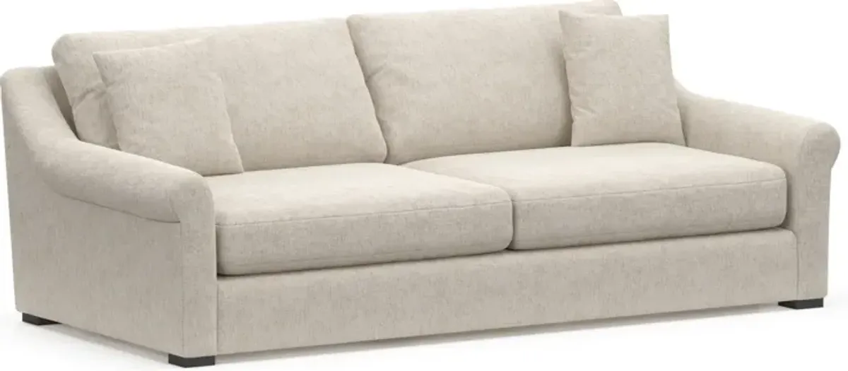 Bowery 97" Foam Comfort Sofa  - M Ivory