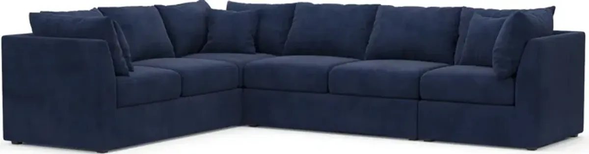 Nest Foam Comfort Eco Performance 3-Piece Large Sectional - Argo Navy