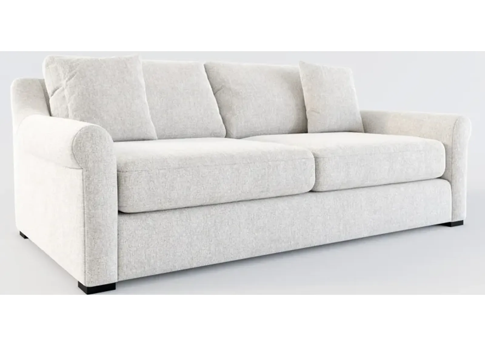 Bowery Foam Comfort 87" Sofa - Burmese Granite