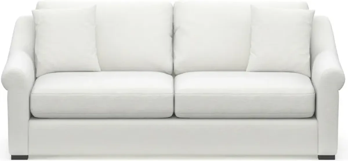 Bowery 87" Foam Comfort Sofa  - Contessa Vanilla