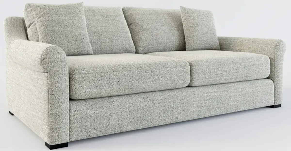 Bowery Foam Comfort 87" Sofa - Pandora Pepper