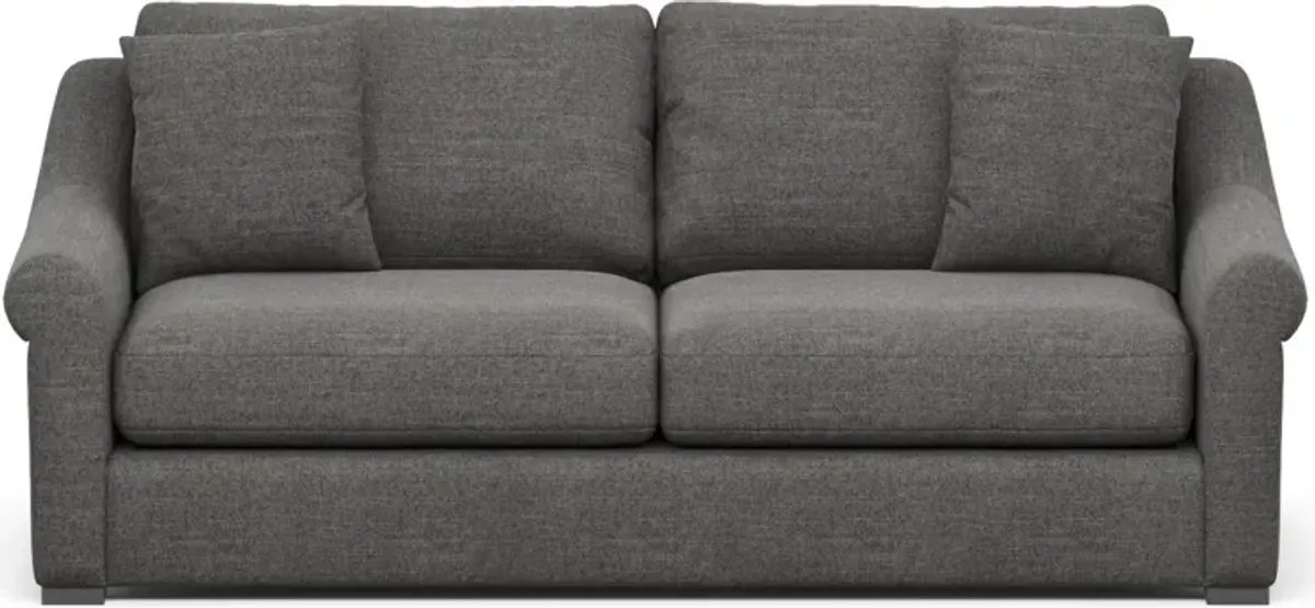 Bowery Foam Comfort 87" Sofa - Curious Charcoal