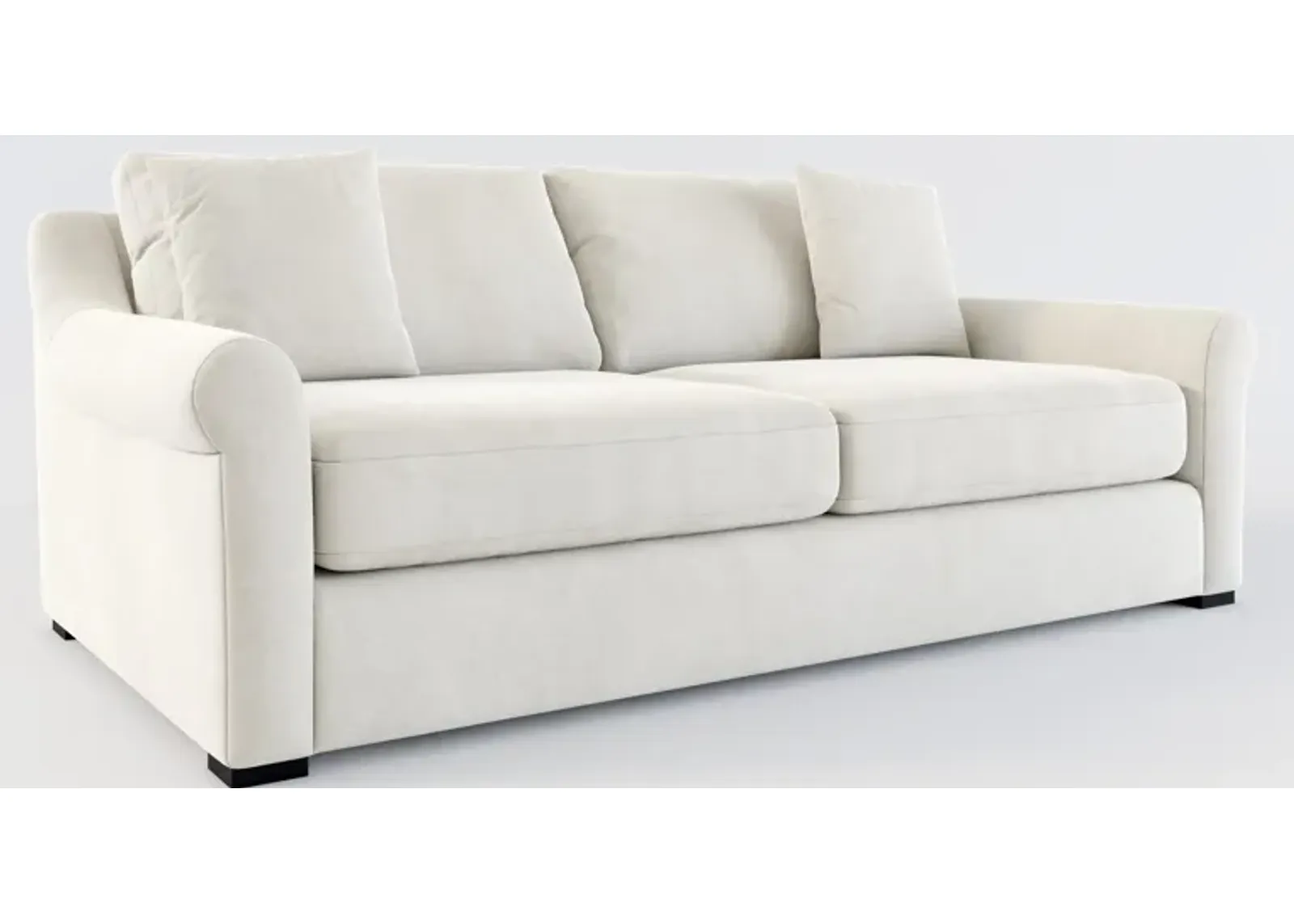 Bowery Foam Comfort 87" Sofa - Laurent Beach