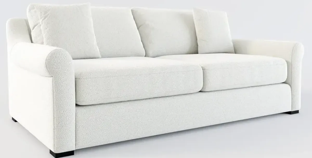 Bowery Foam Comfort 87" Sofa - Oslo Snow