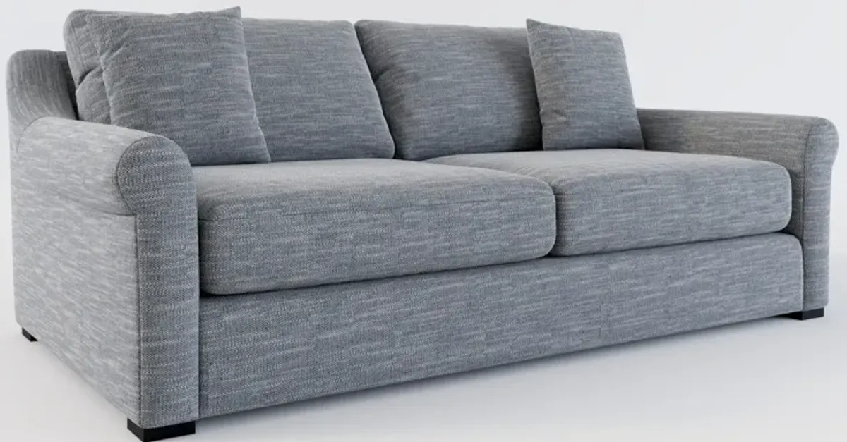 Bowery Foam Comfort 87" Sofa - Dudley Indigo