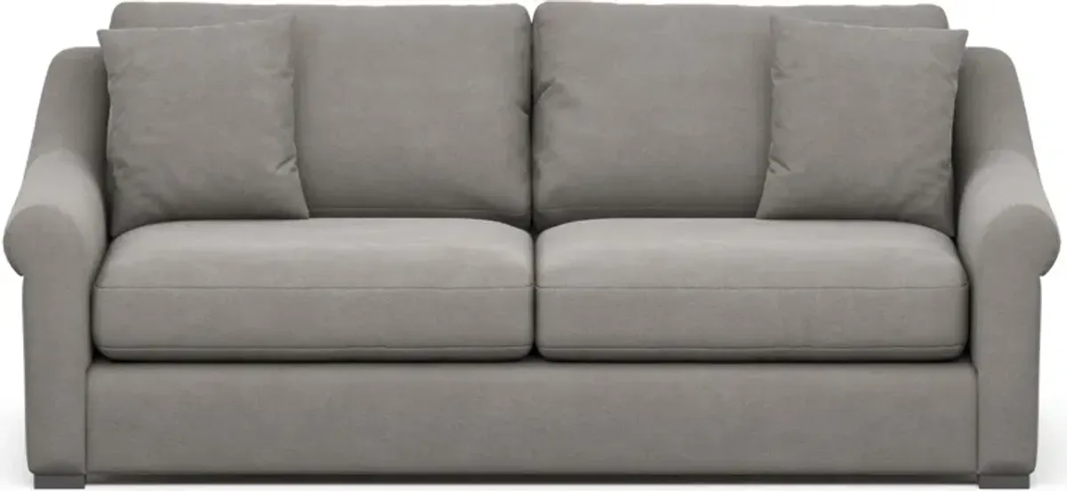 Bowery Foam Comfort 87" Sofa - Abington Fog