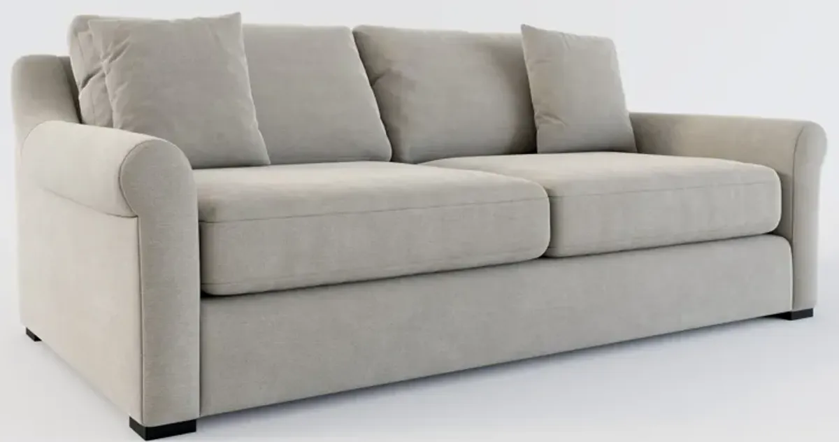 Bowery Foam Comfort 87" Sofa - Abington Fog