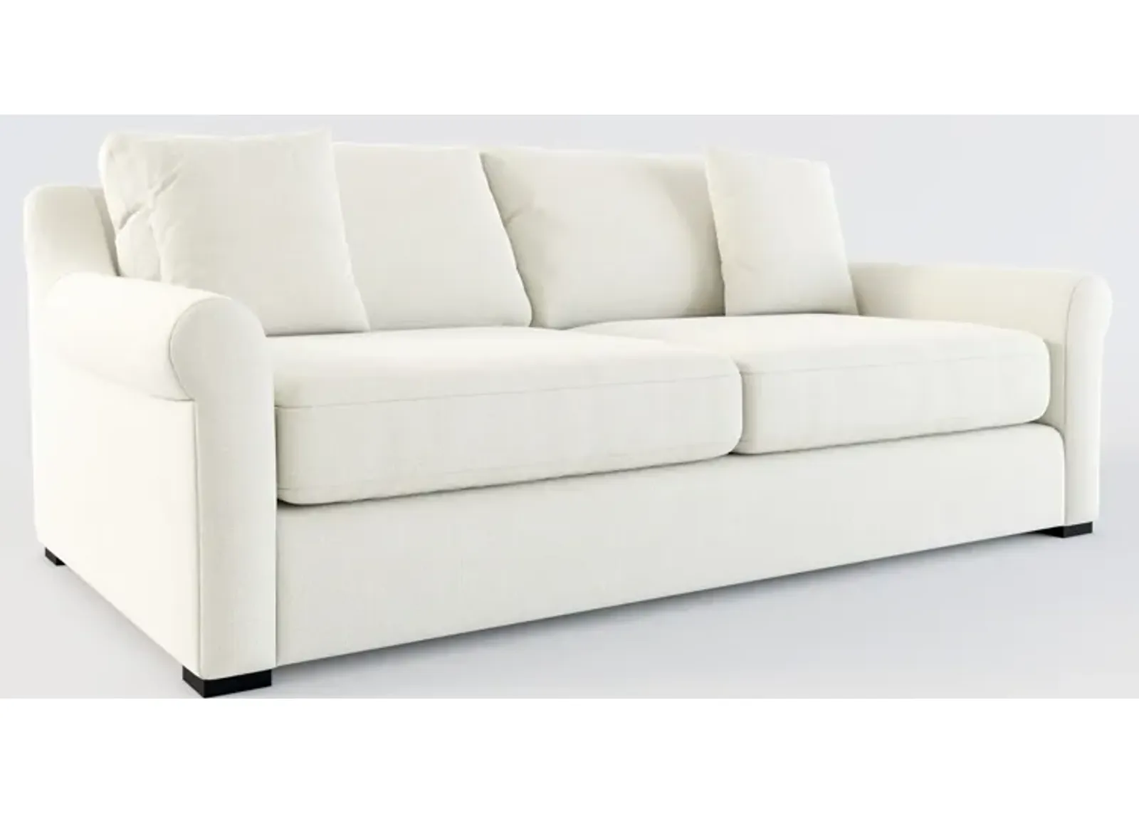 Bowery Foam Comfort 87" Sofa - Anders Ivory