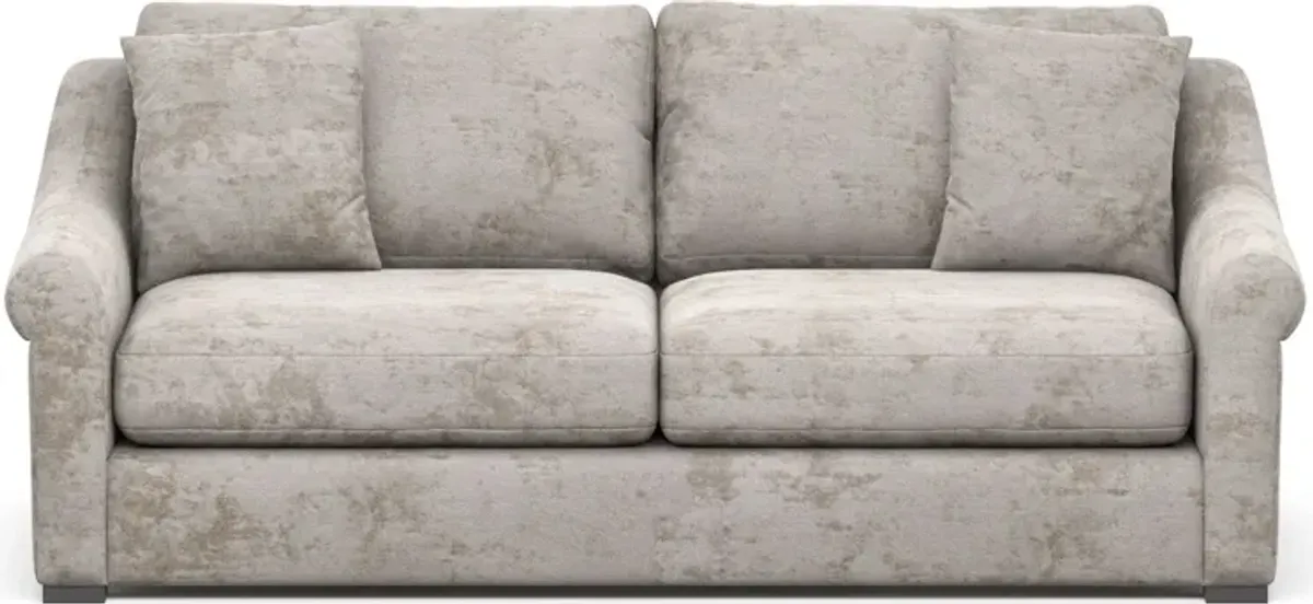 Bowery Foam Comfort 87" Sofa - Hearth Cement