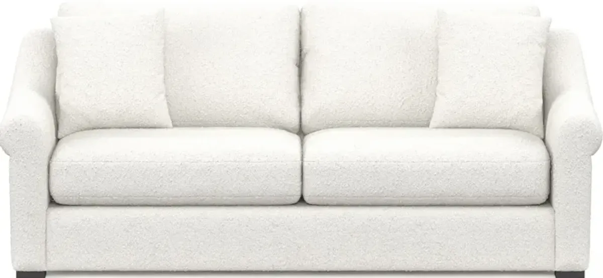 Bowery Foam Comfort 87" Sofa - Bloke Snow