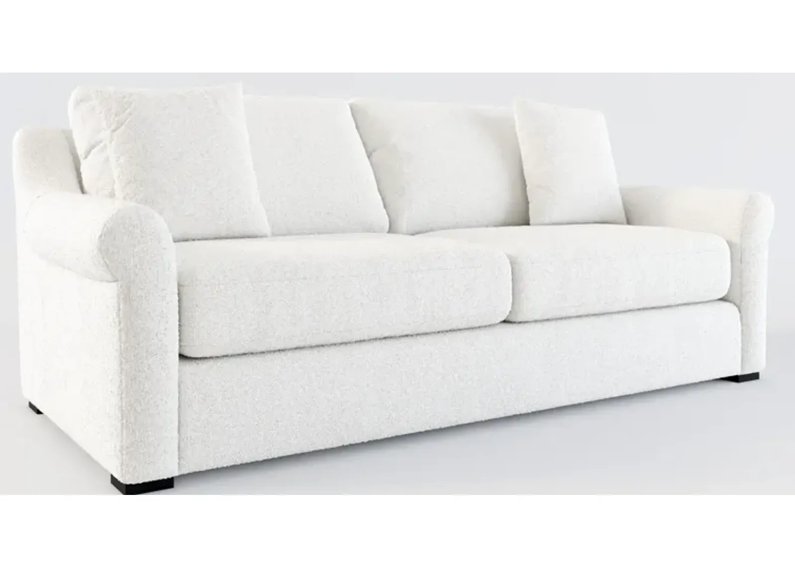 Bowery Foam Comfort 87" Sofa - Bloke Snow