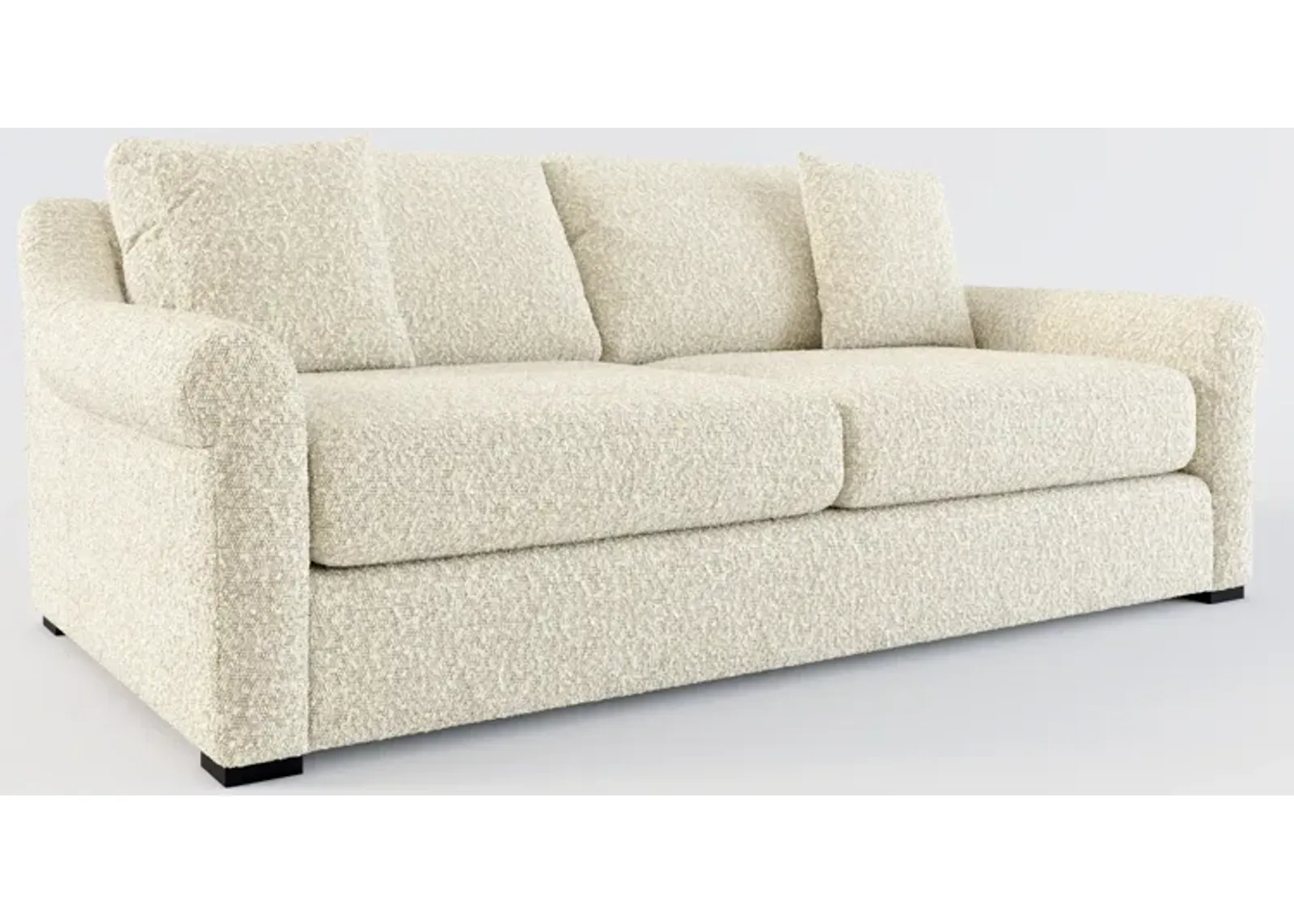 Bowery Foam Comfort 87" Sofa - Bloke Cotton