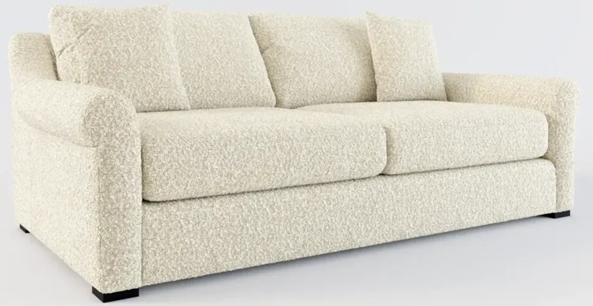 Bowery Foam Comfort 87" Sofa - Bloke Cotton