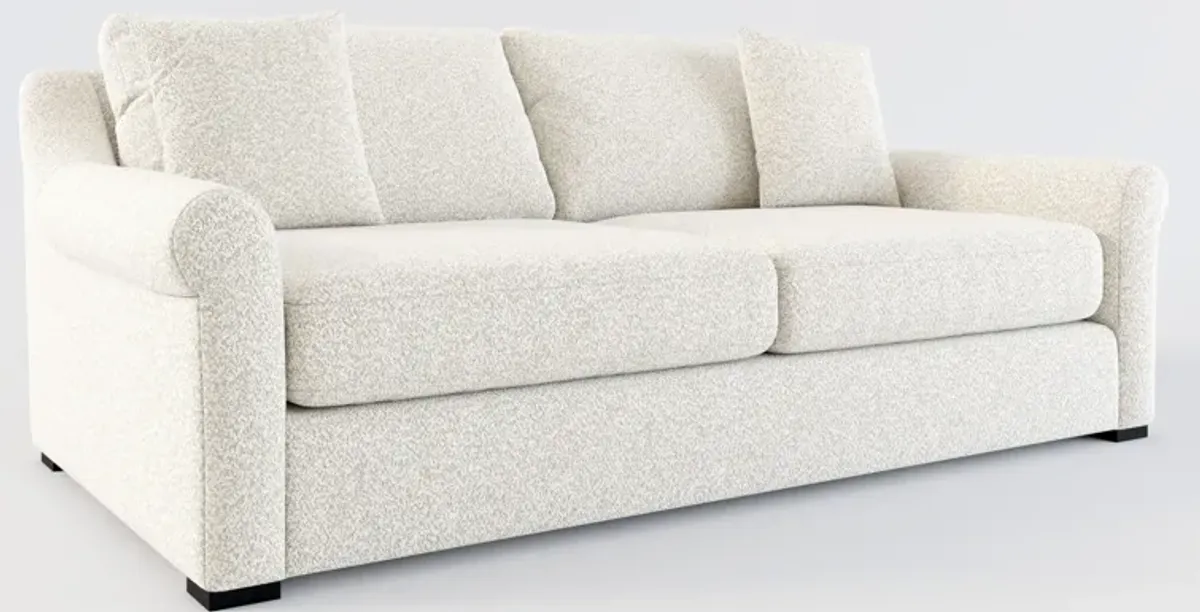 Bowery Foam Comfort 87" Sofa - Muse Stone