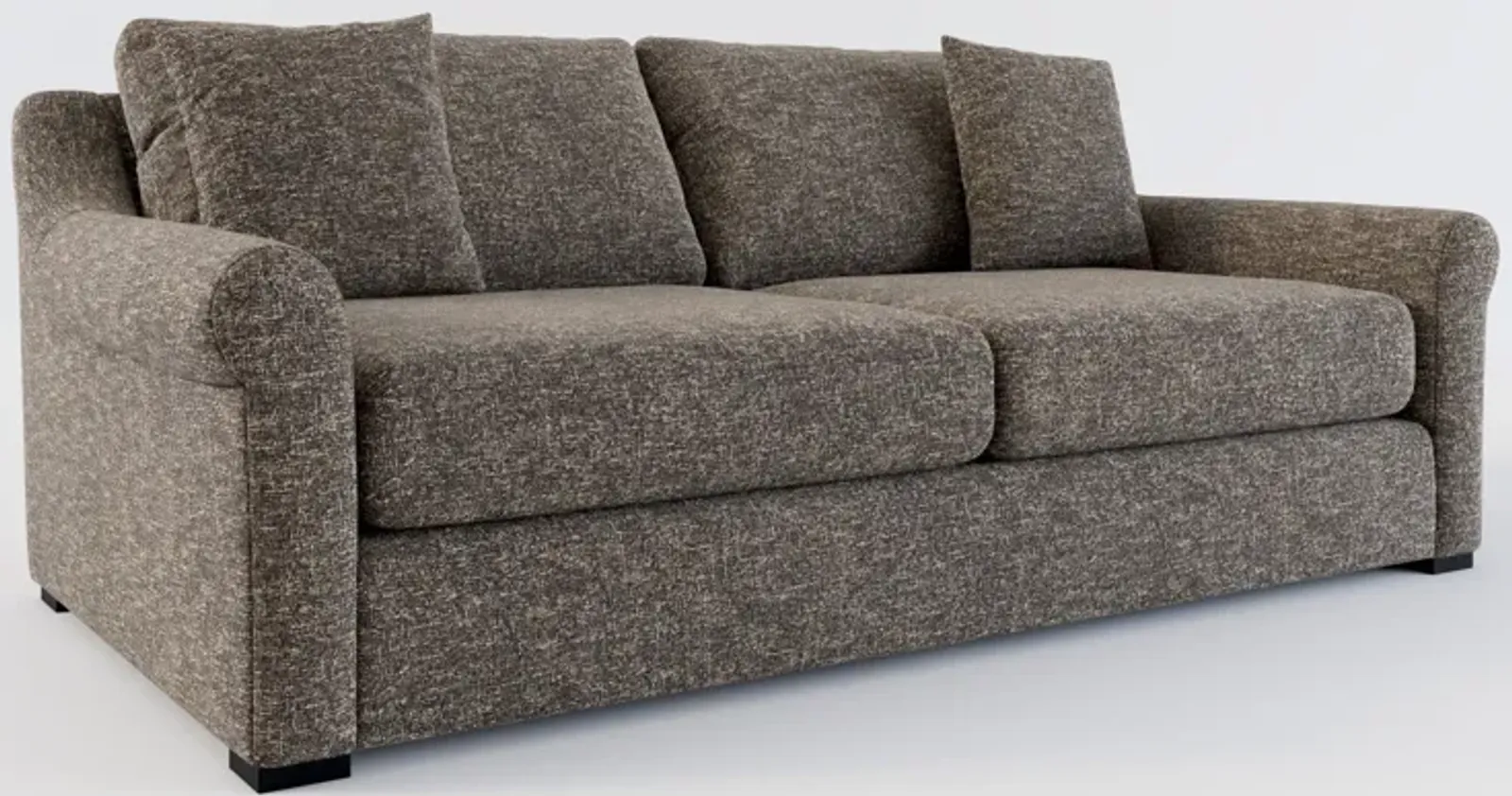 Bowery 87" Foam Comfort Sofa  - M Walnut