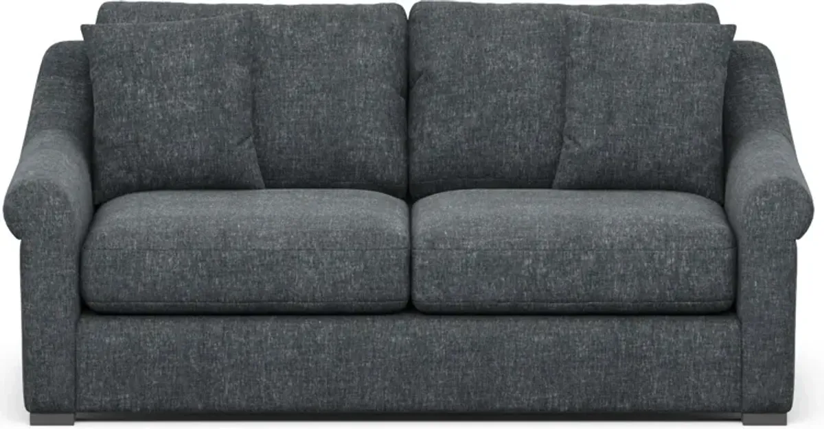 Bowery Foam Comfort 77" Sofa - Contessa Shadow