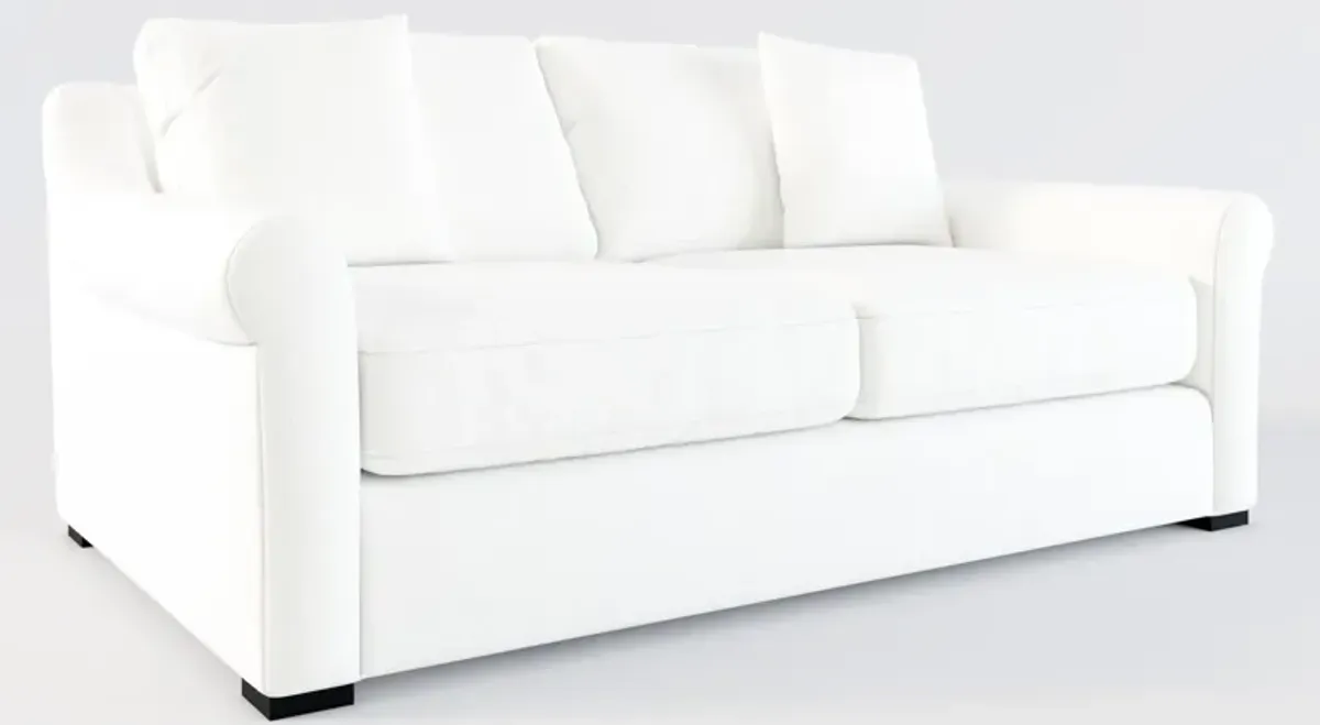 Bowery 77" Foam Comfort Sofa  - Contessa Vanilla