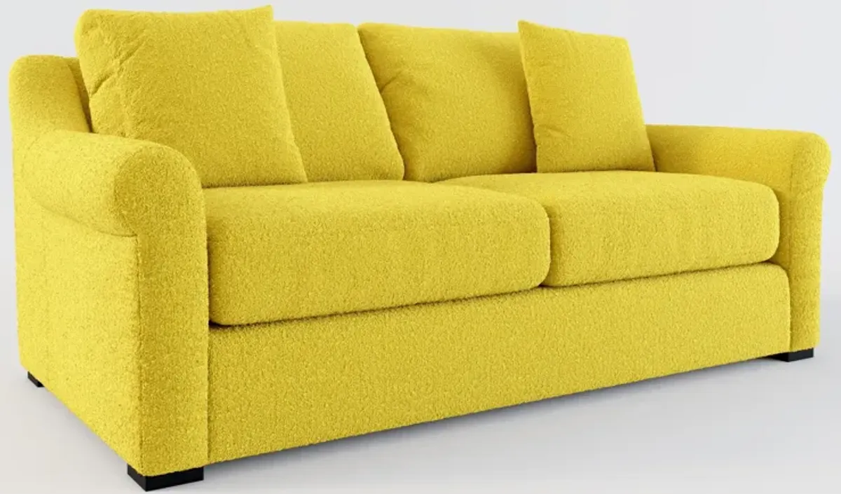 Bowery Foam Comfort 77" Sofa - Bloke Goldenrod