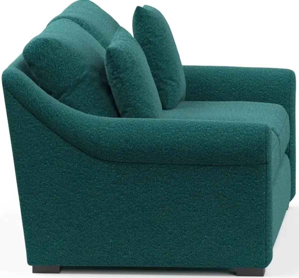 Bowery Foam Comfort 77" Sofa - Bloke Peacock