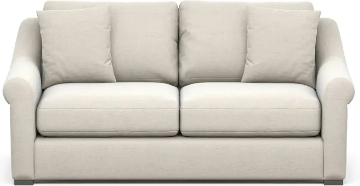 Bowery Foam Comfort 77" Sofa - Curious Pearl