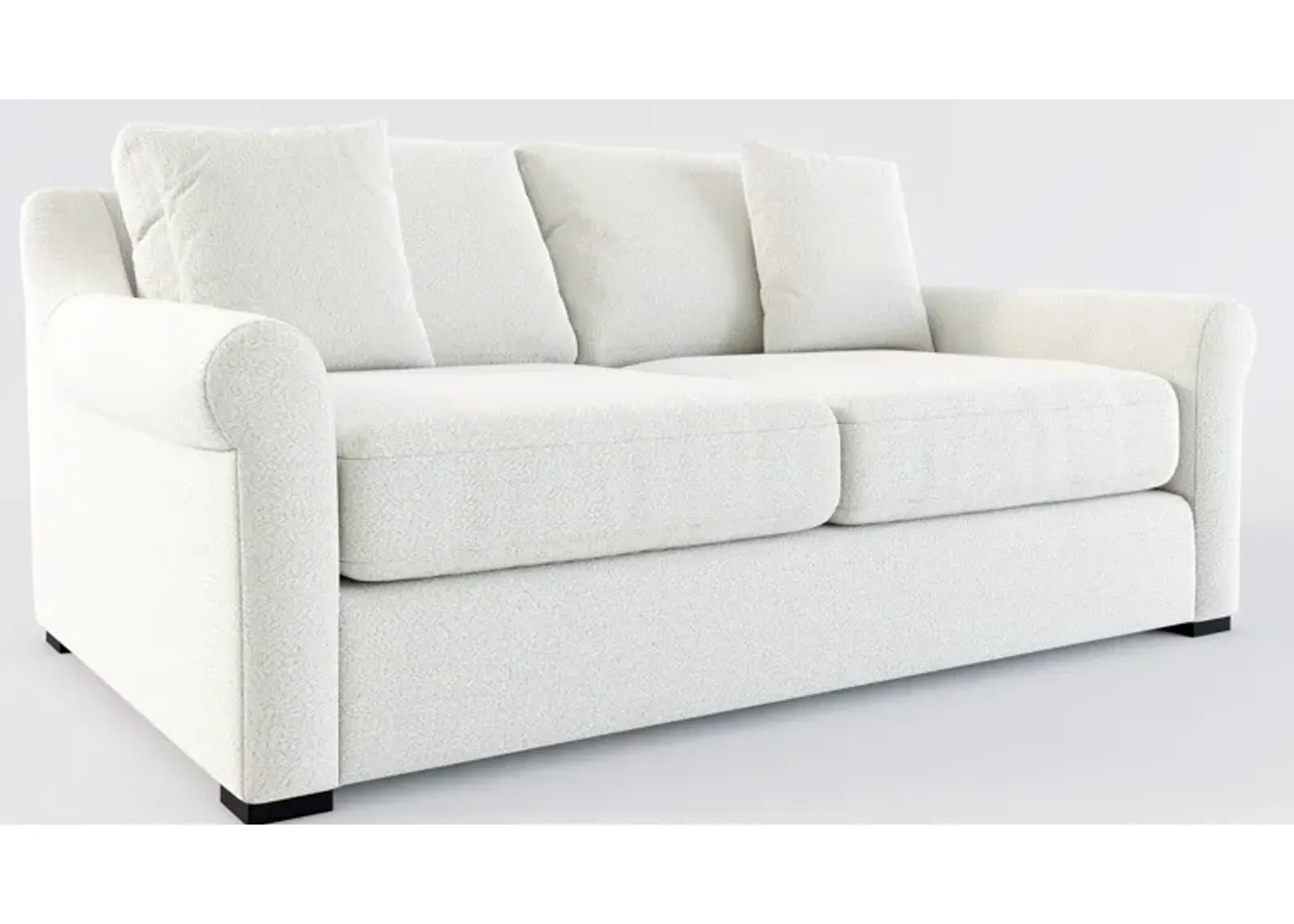 Bowery Foam Comfort 77" Sofa - Oslo Snow