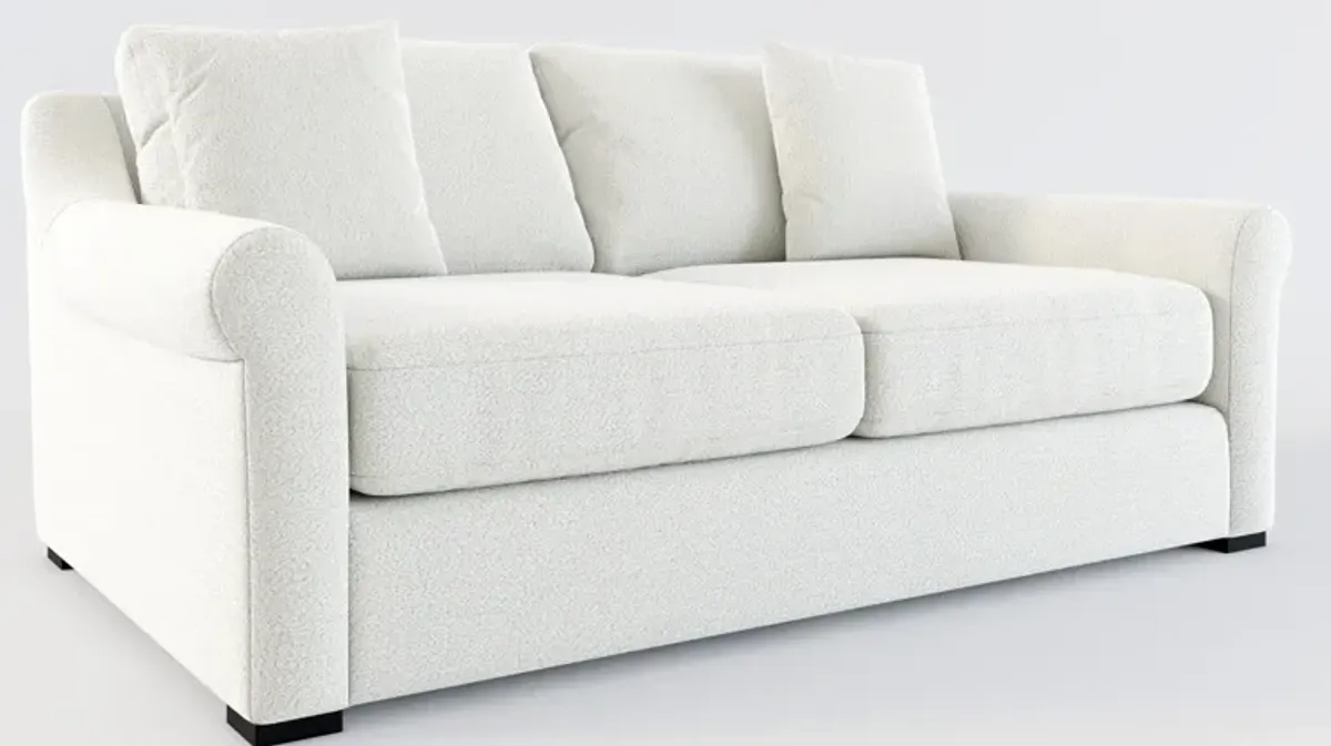 Bowery Foam Comfort 77" Sofa - Oslo Snow