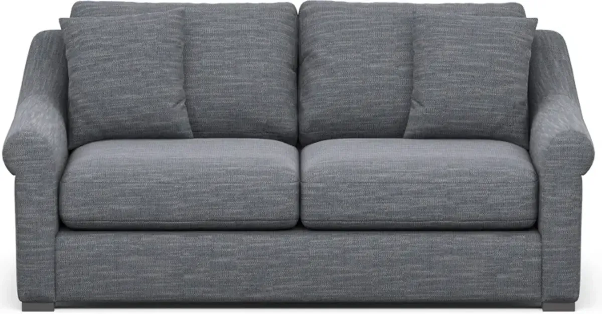 Bowery Foam Comfort 77" Sofa - Dudley Indigo