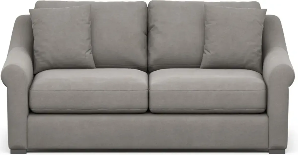 Bowery Foam Comfort 77" Sofa - Abington Fog