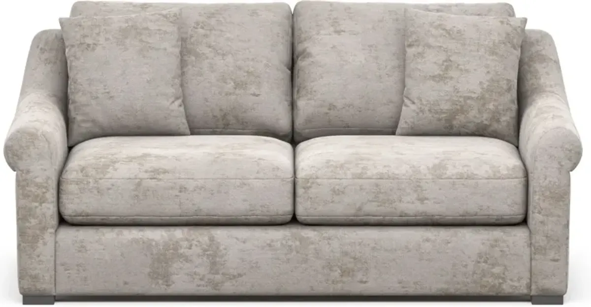 Bowery Foam Comfort 77" Sofa - Hearth Cement