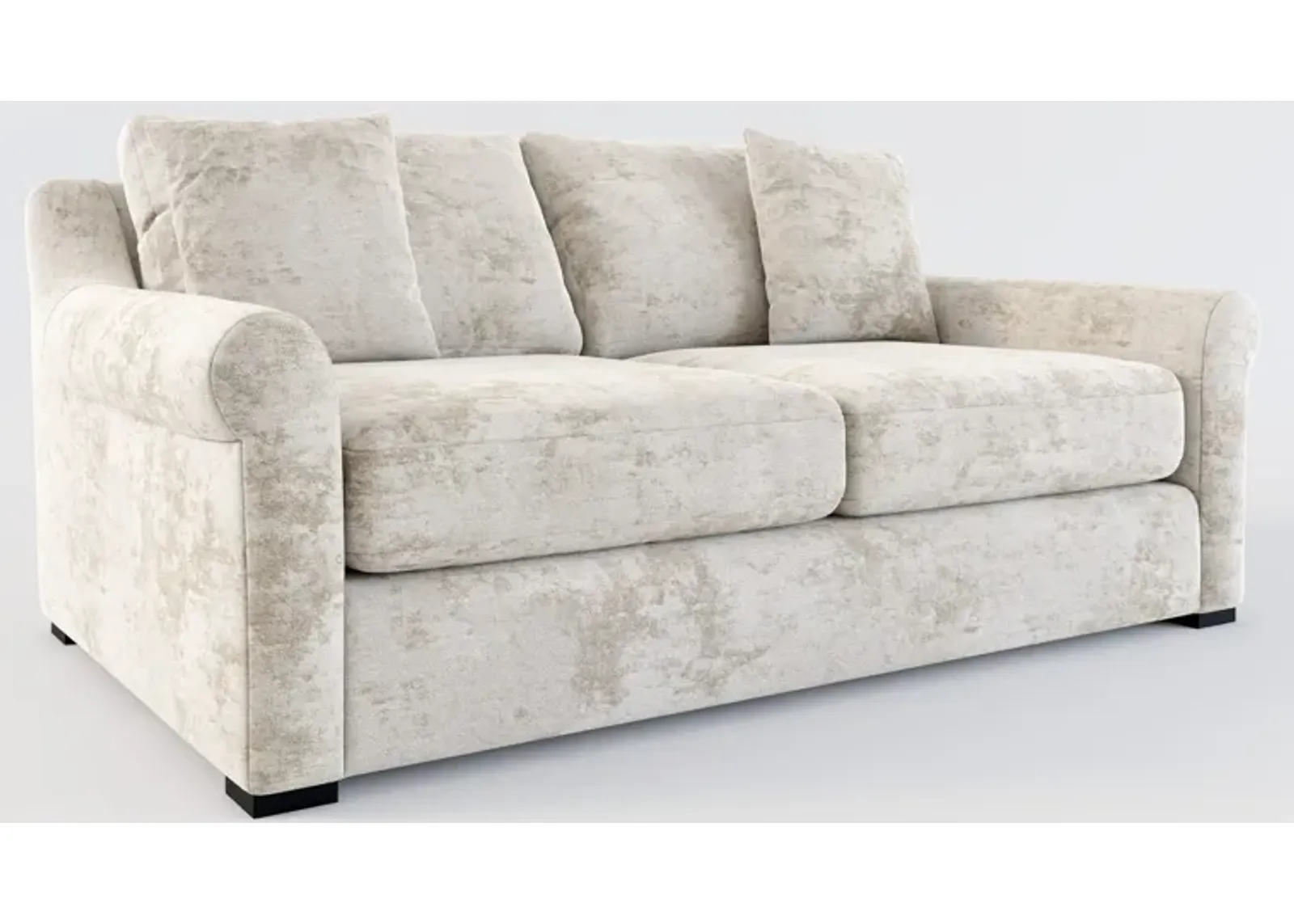 Bowery Foam Comfort 77" Sofa - Hearth Cement