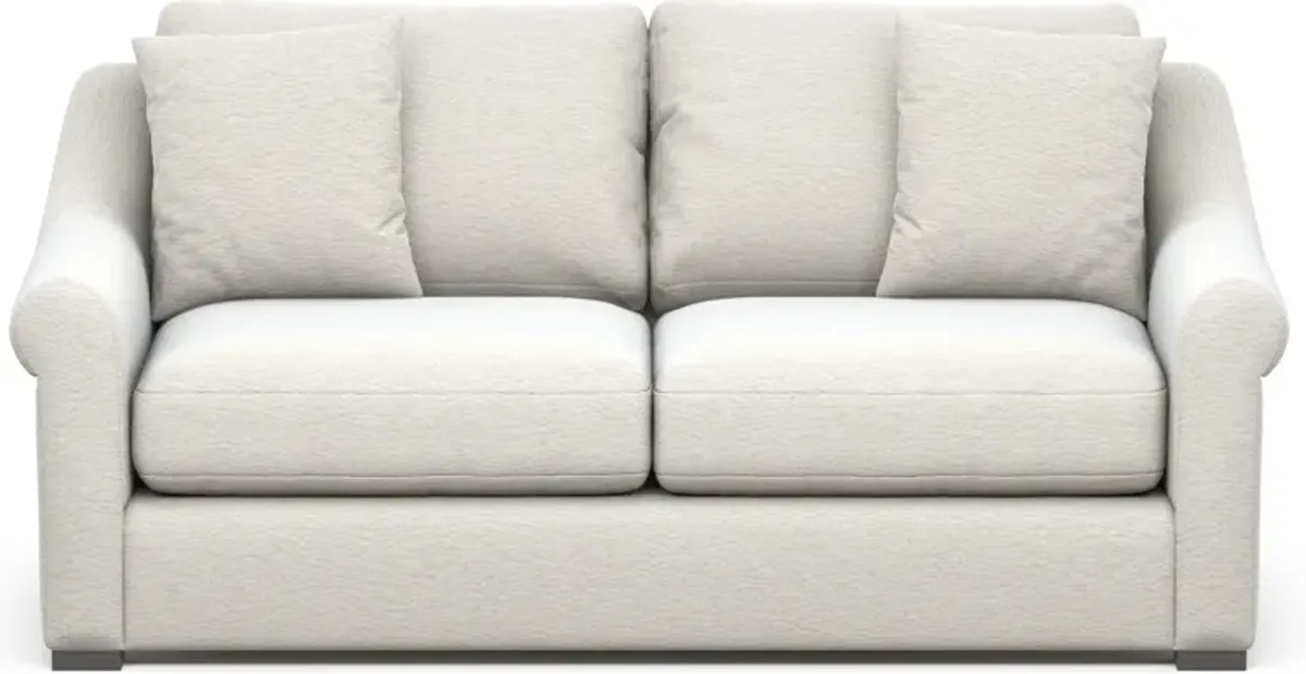 Bowery Foam Comfort 77" Sofa - Living Large White