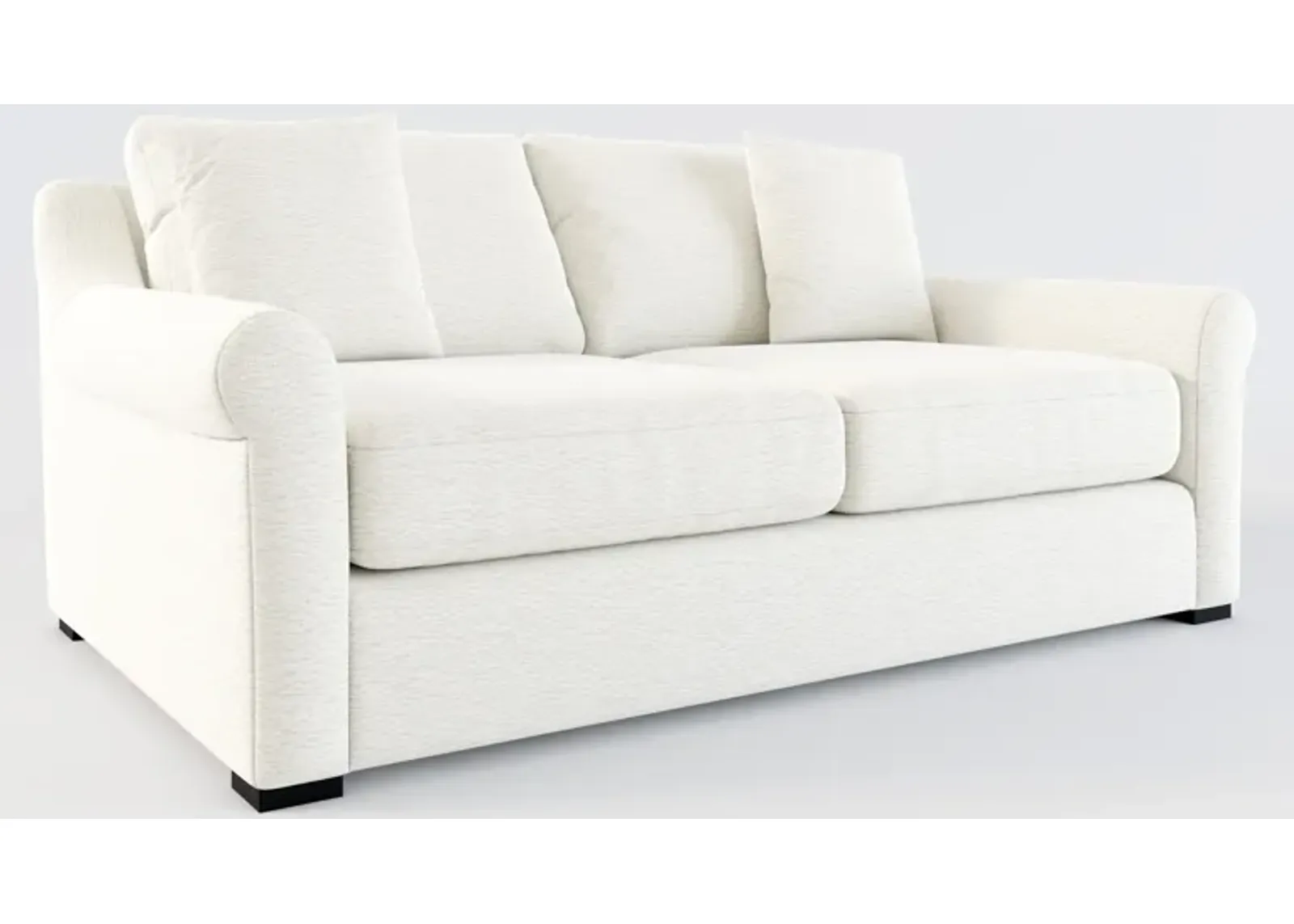 Bowery Foam Comfort 77" Sofa - Living Large White